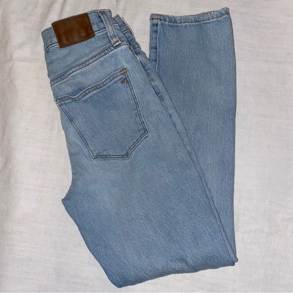 EUC Madewell high rise cropped slim boyfriend jean Sz 23